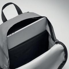 Vue Sac à dos réfléchissant 190T - Bright backpack de couleur gris| Krokrodeal