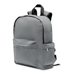Vue Sac à dos réfléchissant 190T - Bright backpack de couleur gris| Krokrodeal