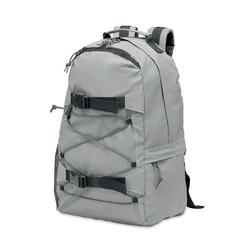 Vue Sac à dos réfléchissant 190T - Bright sportbag de couleur gris| Krokrodeal