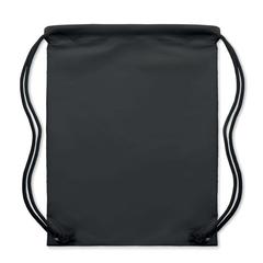 Vue Sac à cordon finition brillante - Shoop bright de couleur bleu| Krokrodeal