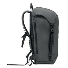 Vue Sac à dos Polyester 190T - Eiger de couleur noir| Krokrodeal