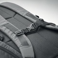 Vue Sac à dos Polyester 190T - Eiger de couleur noir| Krokrodeal