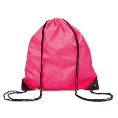 Vue Sac à dos polyester - Shoop de couleur rose| Krokrodeal