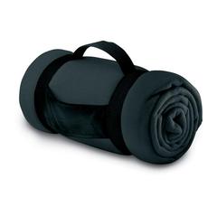 Vue Couverture polaire - Stavenger de couleur gris| Krokrodeal