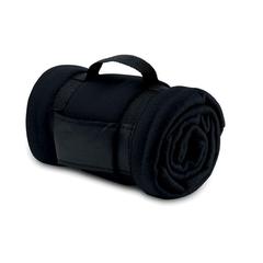 Vue Couverture polaire - Stavenger de couleur noir| Krokrodeal