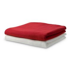 Vue Couverture polaire - Stavenger de couleur rouge| Krokrodeal