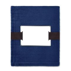 Vue Couverture polaire 240 gr/m² - Cap code de couleur bleu| Krokrodeal
