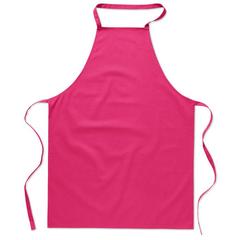 Vue Tablier coton - Kitab de couleur rose| Krokrodeal