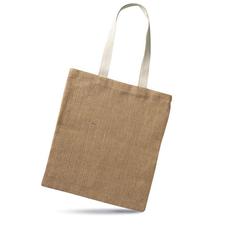 Vue Sac provisions en jute - Juhu de couleur marron| Krokrodeal