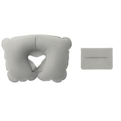 Vue Oreiller gonflable et étui - Travelconfort de couleur gris| Krokrodeal