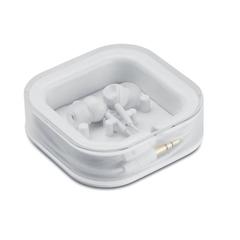 Vue Oreillettes en silicone - Musisoft de couleur blanc| Krokrodeal