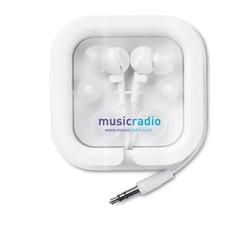 Vue Oreillettes en silicone - Musisoft de couleur blanc| Krokrodeal