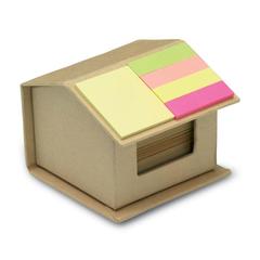 Vue Stickers collants recyclés - Recyclopad de couleur marron| Krokrodeal