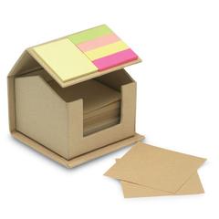 Vue Stickers collants recyclés - Recyclopad de couleur marron| Krokrodeal