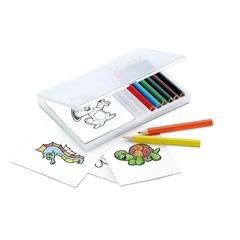 Vue Set crayons de couleur en bois - Recreation de couleur -| Krokrodeal