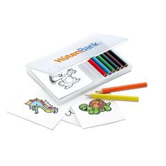 Vue Set crayons de couleur en bois - Recreation de couleur -| Krokrodeal