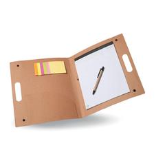 Vue Porte-documents carton - Alberta de couleur marron| Krokrodeal