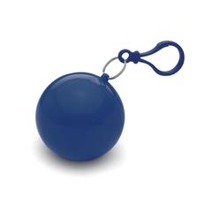 Vue Poncho dans un emballage rond - Nimbus de couleur bleu| Krokrodeal