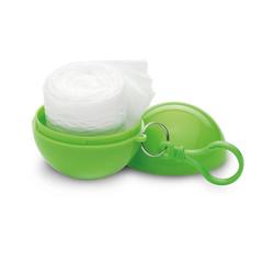 Vue Poncho dans un emballage rond - Nimbus de couleur vert| Krokrodeal