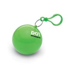 Vue Poncho dans un emballage rond - Nimbus de couleur vert| Krokrodeal