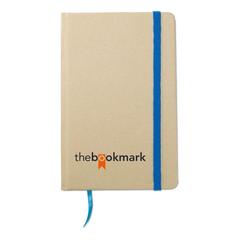 Vue Calepin en papier recyclé - Evernote de couleur bleu| Krokrodeal