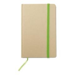 Vue Calepin en papier recyclé - Evernote de couleur vert| Krokrodeal