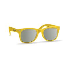 Vue Lunettes de soleil protect UV - America de couleur jaune| Krokrodeal