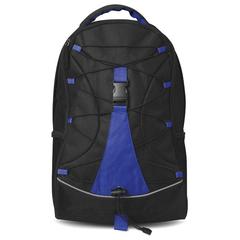 Vue Sac à dos aventure - Monte lema de couleur bleu| Krokrodeal