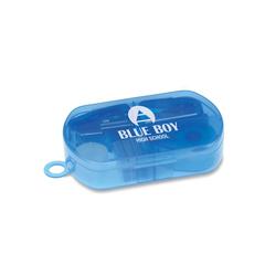 Vue Set papet. en boîte plastique - Burobox de couleur bleu| Krokrodeal