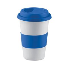 Vue Mug céramique avec silicone - Tribeca de couleur bleu| Krokrodeal