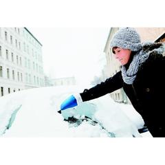 Vue Grattoir à glace avec gant - Warmix de couleur bleu| Krokrodeal