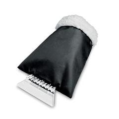 Vue Grattoir à glace avec gant - Warmix de couleur noir| Krokrodeal
