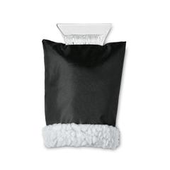 Vue Grattoir à glace avec gant - Warmix de couleur noir| Krokrodeal