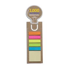 Vue Signet avec stickers mémo - Idea de couleur marron| Krokrodeal