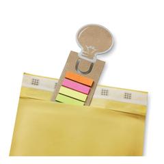Vue Signet avec stickers mémo - Idea de couleur marron| Krokrodeal