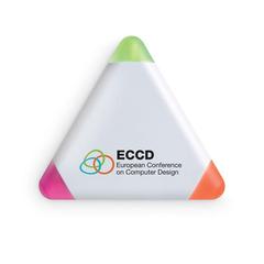 Vue Surligneur 3 coul.triangulaire - Triangulo de couleur blanc| Krokrodeal
