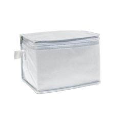 Vue Sac iso pour 6 cannettes - Promocool de couleur blanc| Krokrodeal