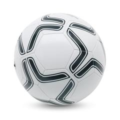 Vue Ballon de football en PVC 21.5c - Soccerini de couleur noir| Krokrodeal