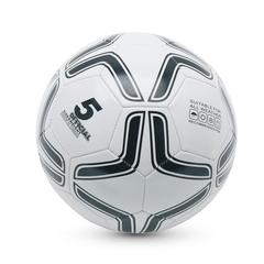 Vue Ballon de football en PVC 21.5c - Soccerini de couleur noir| Krokrodeal