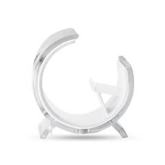 Vue Support téléphone - Standix de couleur blanc| Krokrodeal