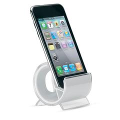 Vue Support téléphone - Standix de couleur blanc| Krokrodeal