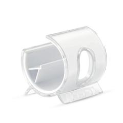 Vue Support téléphone - Standix de couleur blanc| Krokrodeal