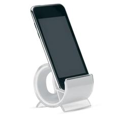 Vue Support téléphone - Standix de couleur blanc| Krokrodeal