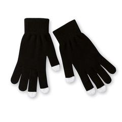 Vue Gants tactiles smartphones - Tacto de couleur noir| Krokrodeal