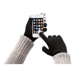 Vue Gants tactiles smartphones - Tacto de couleur noir| Krokrodeal