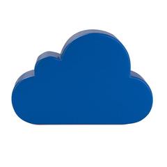 Vue Anti-stress en forme de nuage - Cloudy de couleur bleu| Krokrodeal