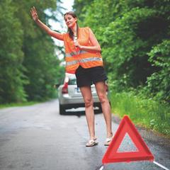Vue Gilet de securité - Visible de couleur orange| Krokrodeal