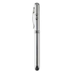 Vue Stylet pointeur laser - Triolux de couleur gris| Krokrodeal