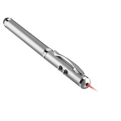 Vue Stylet pointeur laser - Triolux de couleur gris| Krokrodeal