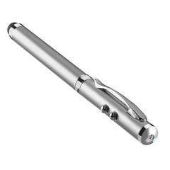 Vue Stylet pointeur laser - Triolux de couleur gris| Krokrodeal